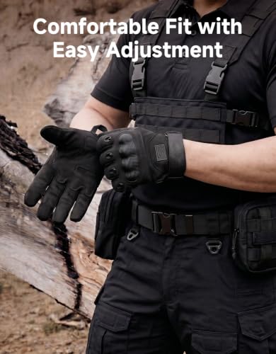 Tactical Touchscreen Gloves for Men - Motorcycle & Sports Use