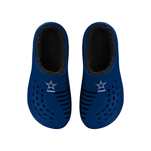 Dallas Cowboys Men's Sherpa Lined Big Logo Clog - Large