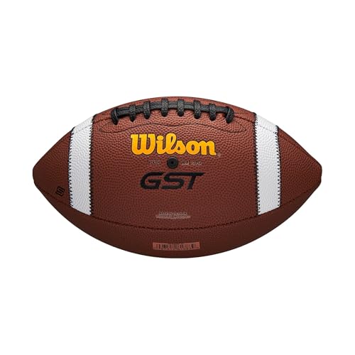 Wilson GST SpeedSkin Official Size Football - Enhanced Grip, Control & Feel