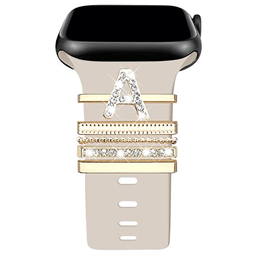 Decorative Rings Loops for Apple Watch Bands - A-Gold