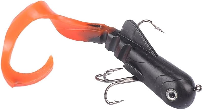 MIZUGIWA 8"/12" Pike Musky Dawg Soft Plastic Swimbait - 7 Pcs Pre-Rigged Lures