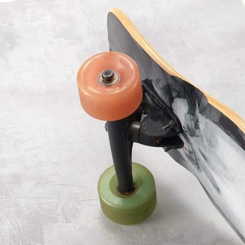 Skateboard Truck Nuts & Axle Washers Set - 16 Pcs Black