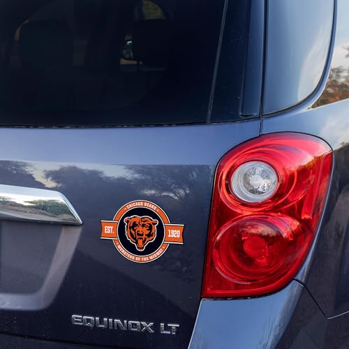 Chicago Bears NFL Car Magnet - Durable Badge for Vehicle