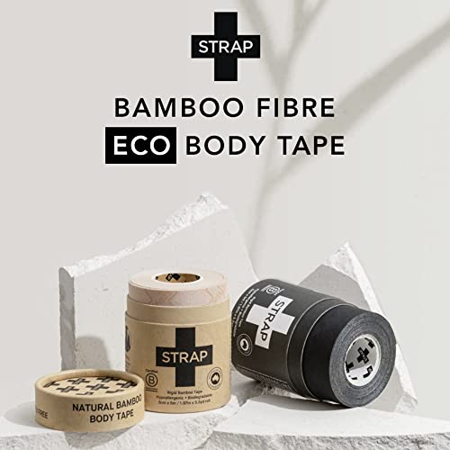 Biodegradable Black Bamboo Body Tape - 1 ct Hypoallergenic