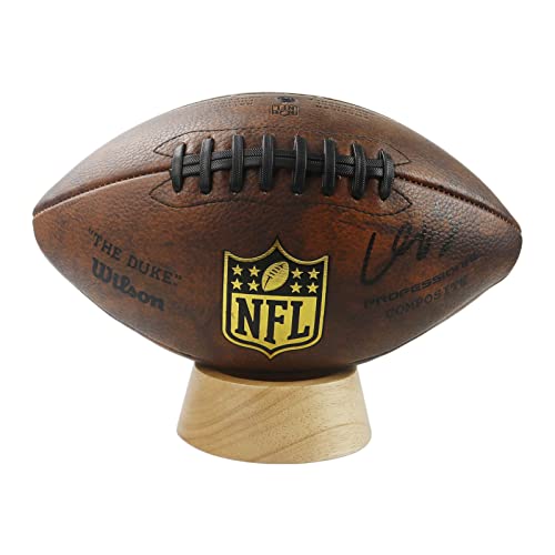 Wood Display Stand for Basketball, Football, Soccer & Volleyball