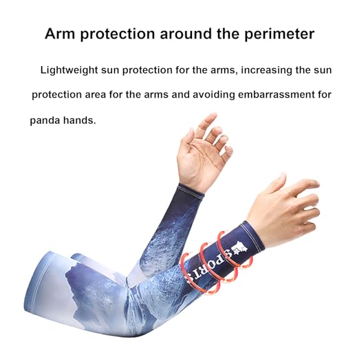 UV Sun Protection Compression Arm Sleeves - Starry Sky