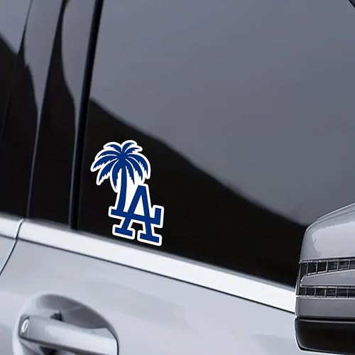 Los Angeles Palm Tree Logo Decal Sticker - 2-Pack, 4.5"x3.5"