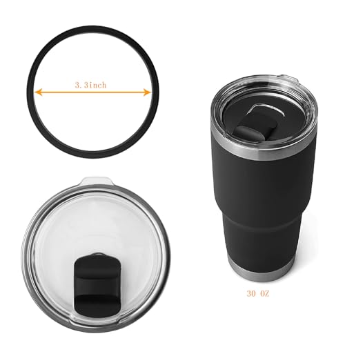 Silicone Gasket Replacement for Yeti 30 Oz Tumbler Lid - 4 Pack