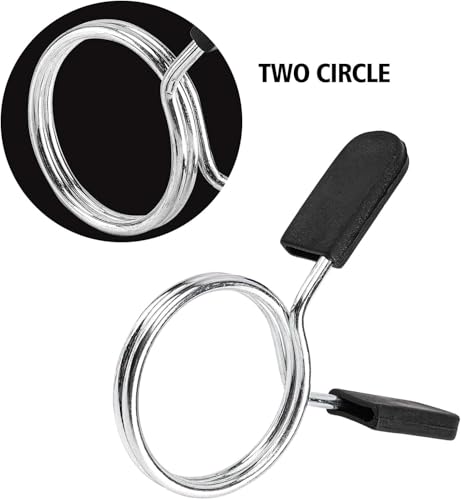 2-Inch Barbell Clips - 4 Pack Olympic Weightlifting Collars