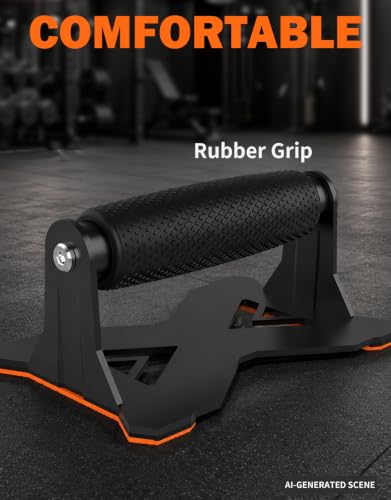 Heavy Duty Steel Push Up Bars with Non-Slip Base - 660 LBS Capacity