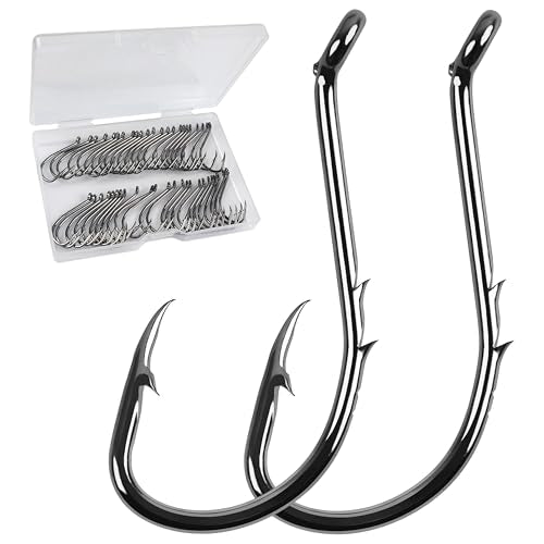 Octopus Baitholder Fishing Hooks - High Carbon Steel, Size 3/0, 50pcs