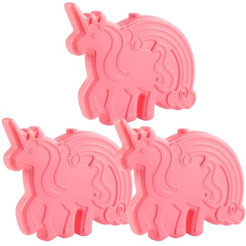 Unicorn Hard Ice Packs - 3 Pack Slim Reusable Cooler Packs