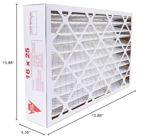 AIRx Filters 16x25x5 MERV 13 HVAC AC Furnace Air Filter Replacement for Honeywell FC100A1029 CF200A1008 CF200D1625, Health 2-Pack, Made in the USA