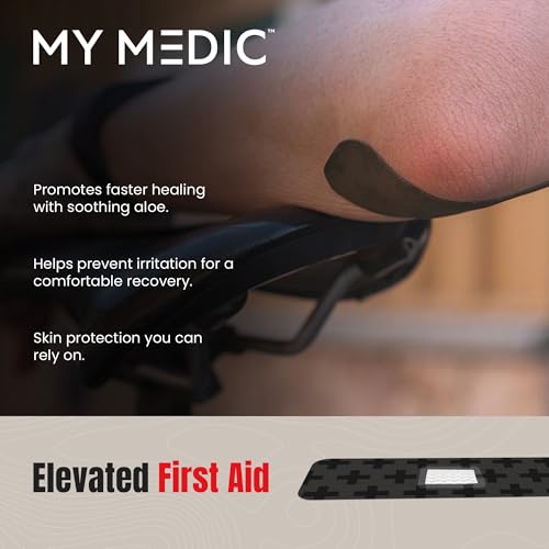Adhesive Bandages with Aloe 20-Pack - Latex-Free, 1x3 Inch Flexible First Aid Bandages