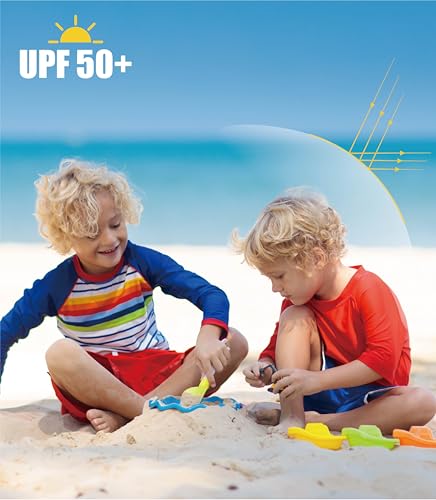 Youth Rash Guard Short Sleeve UV Swim Shirt - X-Large Orange