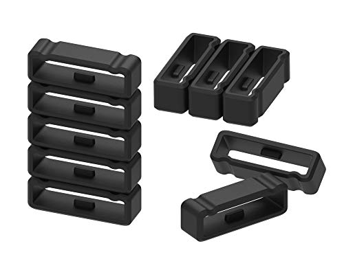 Silicone Fastener Rings for Garmin Fenix Series - 6 Pack