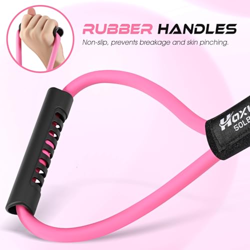 Figure 8 Resistance Band with Handles - 1-Pink
