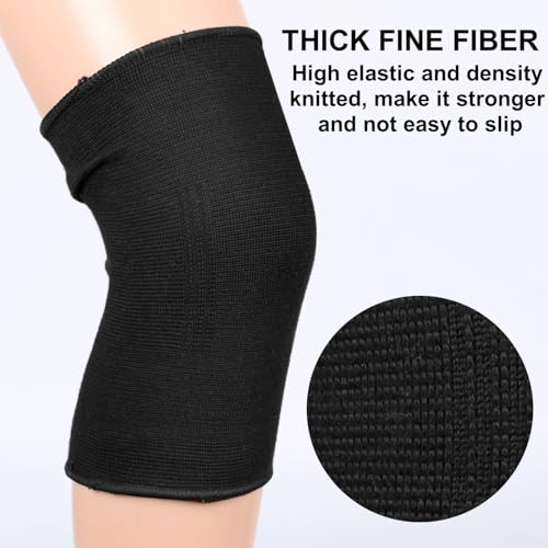 Knee Compression Sleeve - Medium Black Knee Brace Support