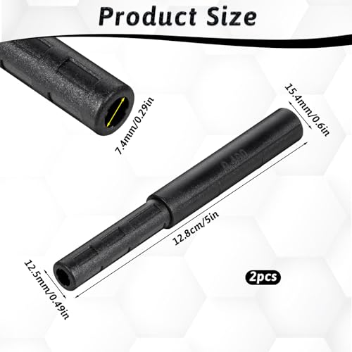 Golf Club Shaft Extender - 2PCS Carbon Fiber 5in Length