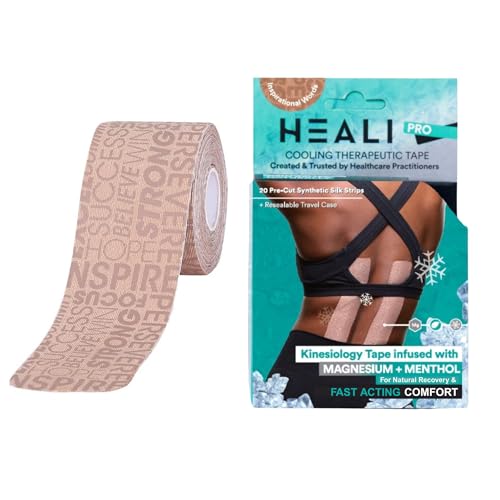 Kinesiology Tape with Magnesium & Menthol - 20 Precut Strips