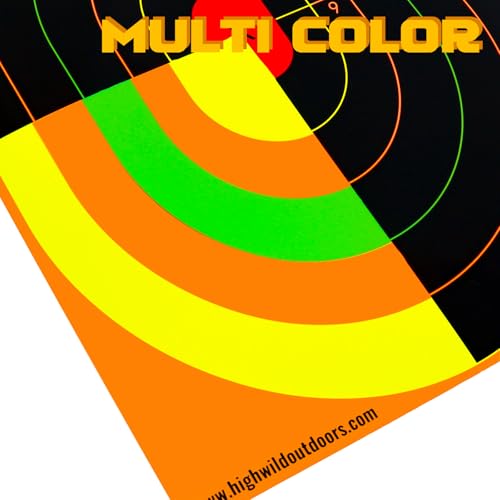 Bullseye Splatter Paper Targets - 25 Pack - 12x18 Inch
