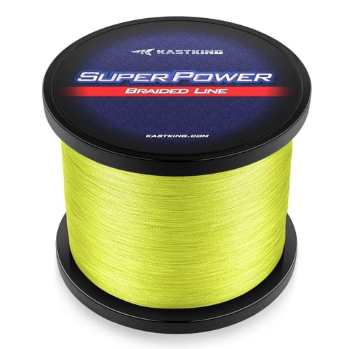 Superpower Braided Fishing Line - 8LB Yellow, 150 Yards