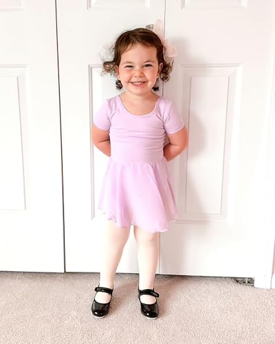 Tap Shoes for Girls & Boys - Easy-Clean, Rounded Toe, Padded Heel