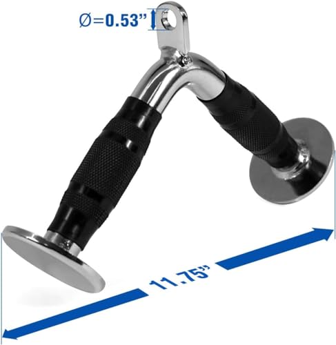 V Bar Cable Machine Attachment for Tricep & Lat Workouts