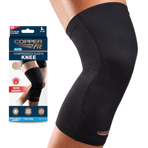 Copper Fit PRO Knee Compression Sleeve with Far Infrared Technology