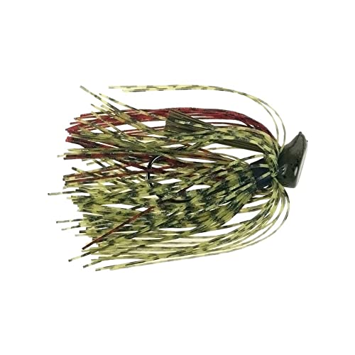 Flat Top Finesse Jig 3/8 Oz - Watermelon Red | Premium Fishing Bait