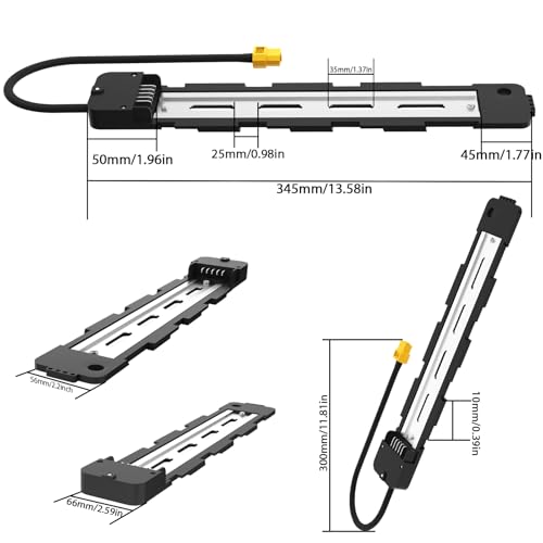 Ebike Battery Mounting Plate Bracket with Connector - 5 Pins