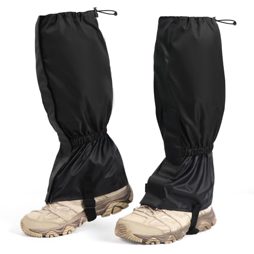 Waterproof Garden Trimming Leg Chaps - Black Gaiters for Men & Women