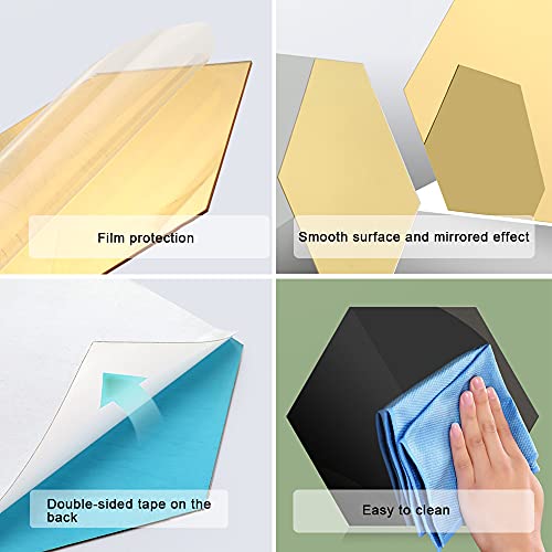 3D Acrylic Mirror Bathroom Wall Decals - Bathroom Rules Decor