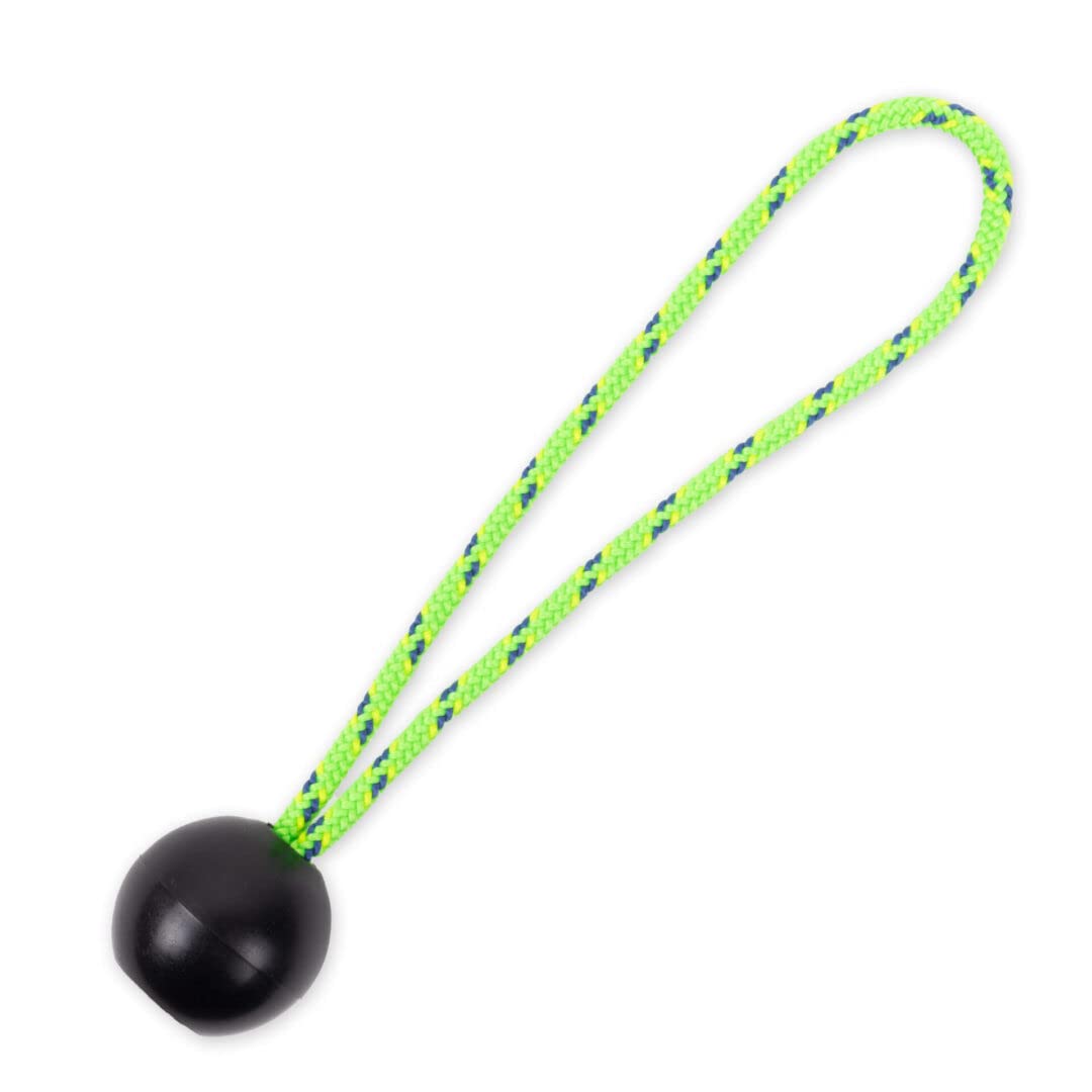 RNA Retrieval Ball 3-Pack – Neon Green Arborist Throw Ball with Sterling Nylon Cord – Remote Line and Friction Saver Removal Tool – 27mm Round Plastic, with 876 lb Cord. Reliable Tree Climbing Gear
