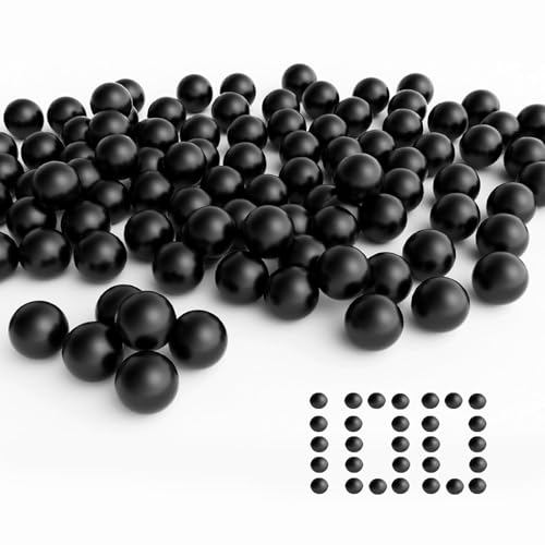 100pcs 50 Cal Ammo Balls - Reusable Nylon Projectiles for TR50 Revolver