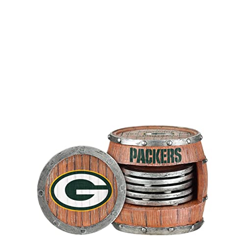 NFL Team Logo Coaster Set - 5-Pack Drink Coasters