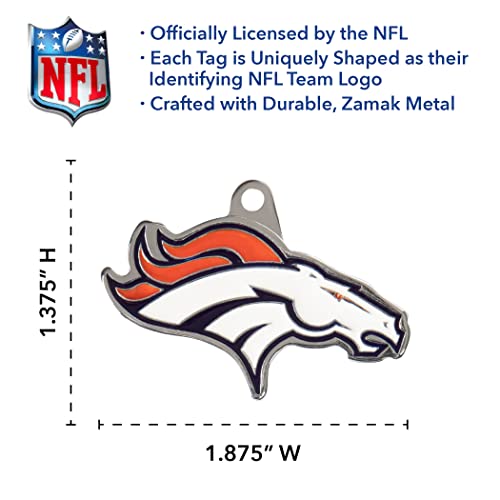 Personalized NFL Denver Broncos Pet ID Tag - Custom Engraving