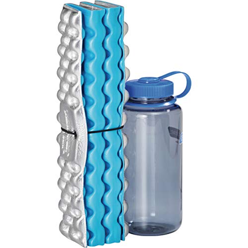 Insulated Camping Seat Pad - Z Seat Cushion - Blue/Silver