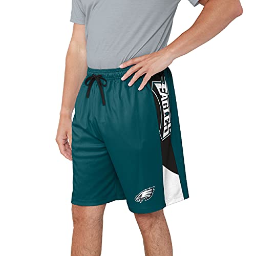 NFL Team Logo Side Stripe Training Shorts - Philadelphia Eagles - XL