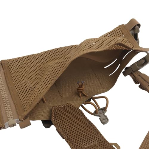 Lightweight MOLLE Tactical Chest Rig - Camo, One Size