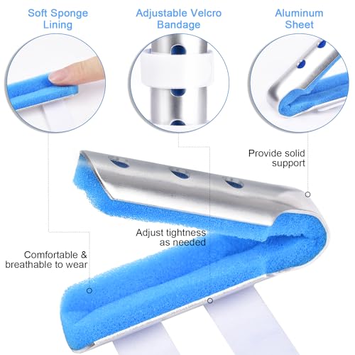 Finger Splint - 2 Pack Medium Size Finger Brace for Joint Protection