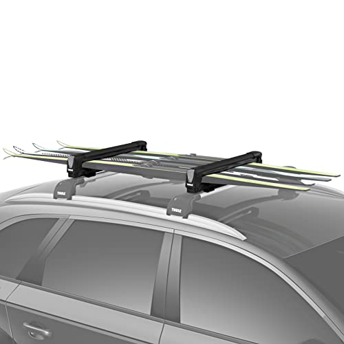 Ski & Snowboard Rack - Medium (4 Pairs/2 Boards) - Black