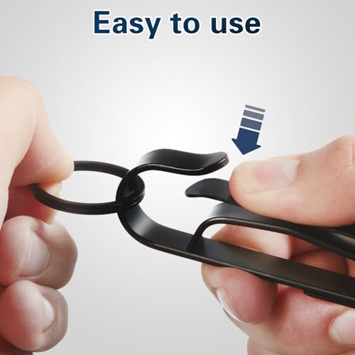 Premium Duty Belt Key Holder Clip - 2PCS Quick Release Key Keeper