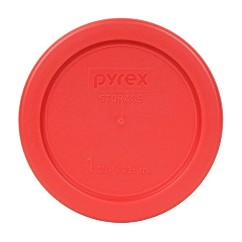 1-Cup Food Storage Lids - Red Replacement Lids (2-Pack)