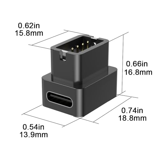 Shimano DI2 EC300 USB-C Charger Adapter - 4-Pin to Type-C Converter