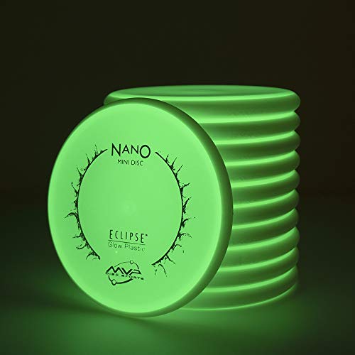 Nano Mini Disc Golf Marker - Eclipse Glow 2.0 Plastic