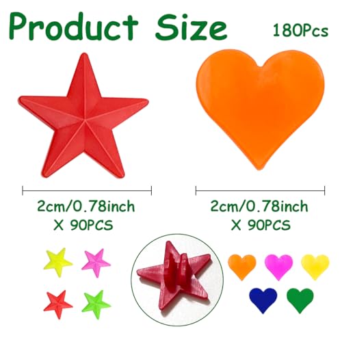 180-Piece Bike Spoke Beads Set - Colorful Plastic Decorations