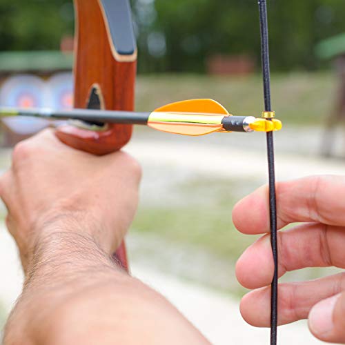 20 Pcs Archery Nocking Points for Compound Recurve Bow - Red