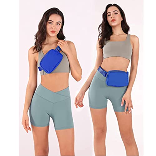 Tapp Collections Royal Blue Mini Crossbody Belt Bag for Travel & Running