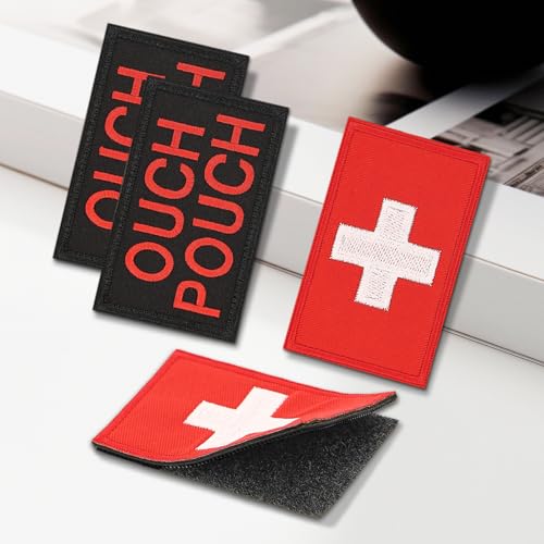 Ouch Pouch Medic Patch - Tactical First Aid Velcro Patch (4 Pcs)